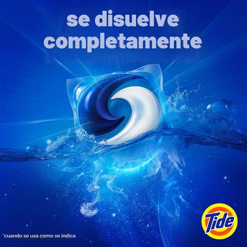 Vista 8 de Tide Power Pods - Cápsulas de detergente para ropa deportiva, 25 unidades, avanzado para sudor + combatiente de manchas