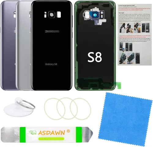 Vista 76 de Para Galaxy Note 8 SM-N950 All Carriers Reemplazo de cristal del panel Cinta preinstalada + lente de cámara preinstalada + kit de herramientas