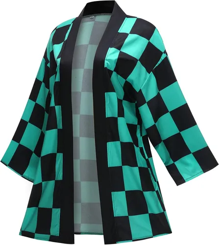 Vista 2 de Disfraz de anime para cosplay con diseño de kimono y disfraz de Halloween