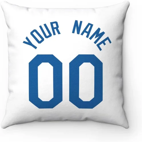 Vista 6 de Almohada personalizada con cualquier número de nombre, regalos personalizados para Los Ángeles