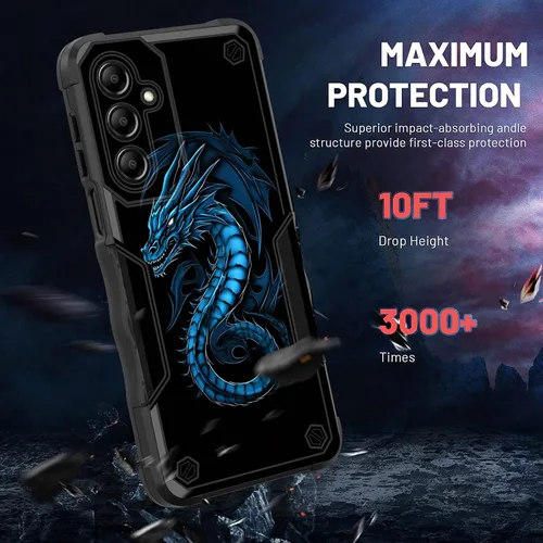 Vista 880 de Funda para Galaxy A14 5G, [Doble Capa][Protección contra Caídas de Grado Militar de 10 Pies] [Antideslizante] Funda Resistente a Prueba de Golpes