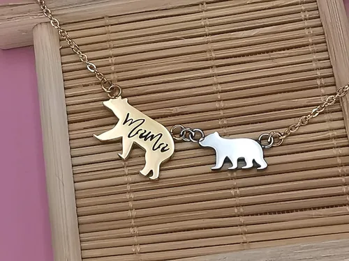 Vista 5 de Beffy Collar Mama Bear para mamá