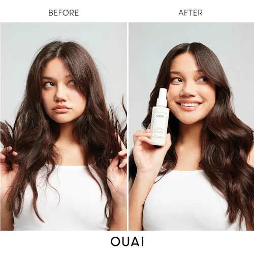 Vista 7 de OUAI Paquete de peinado y tratamiento del cabello, incluye acondicionador sin enjuague y champú desintoxicante, productos para el cuidado