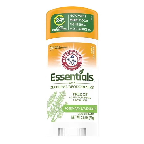 Vista 3 de ARM & HAMMER Essentials - Desodorante natural sin perfume, 2.50 onzas (paquete de 2)