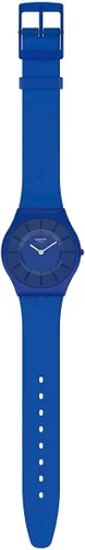 Vista 2 de Swatch Deep Acqua SS08N102 reloj de cuarzo con esfera azul, Azul Patchwork, Movimiento de cuarzo