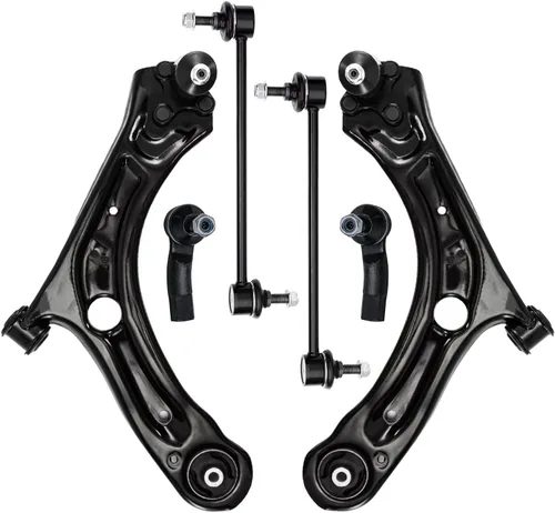 Vista 69 de Detroit Axle - Kit de extremo delantero para Chrysler 300 Dodge Charger 2011-2023 Challenger, 2 Lower Rearward Control Arms 2 Outer Tie Rods 2