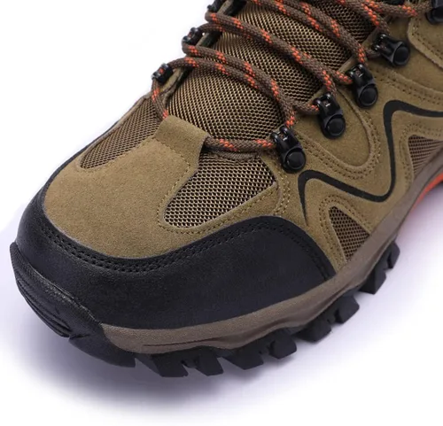 Vista 3 de Harssidanzar Zapatos de senderismo para hombre ligeros transpirables para exteriores zapatos de senderismo antideslizantes SM252