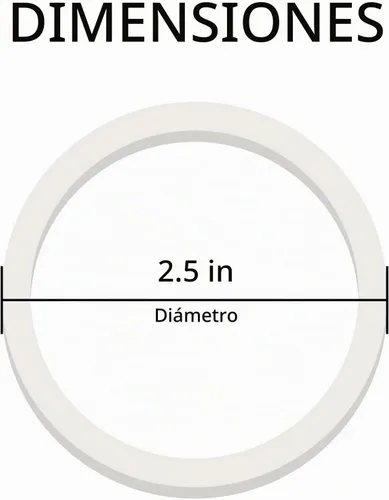 Vista 3 de Fino Junta de repuesto para cafetera espresso de 3 tazas, silicona, juego de 4