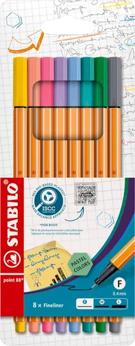 Vista 10 de STABILO - punto 88 - Fineliner - Pack de 20 - Colores surtidos