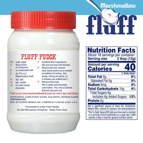 Vista 2 de Fluff Marshmallow Spread, clásico delicioso sabor original, 7.5 onzas (paquete de 2)