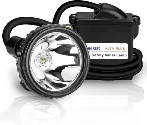 Vista 9 de Luz LED recargable para casco de minería – A prueba de explosiones impermeable subterránea lámpara de seguridad subterránea, faro brillante