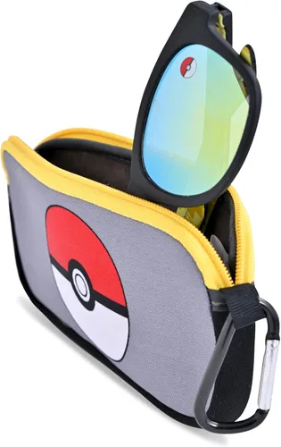 Vista 3 de Pan Oceanic - Gafas de sol para niños con cierre de cremallera, gafas de sol protectoras para niños