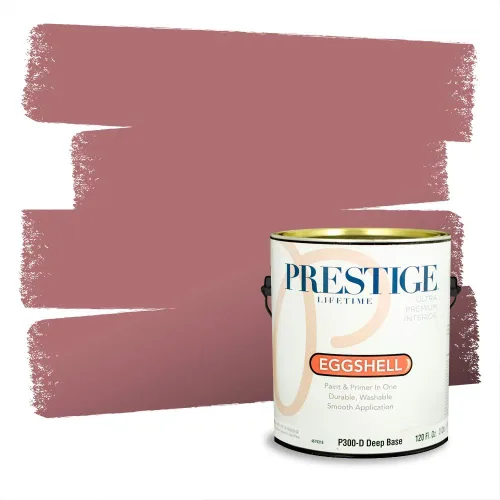 Vista 592 de Prestige Paints Pintura exterior e imprimación en uno, 1 galón, plano, coincidencia comparable de Valspar* Amber Rose*