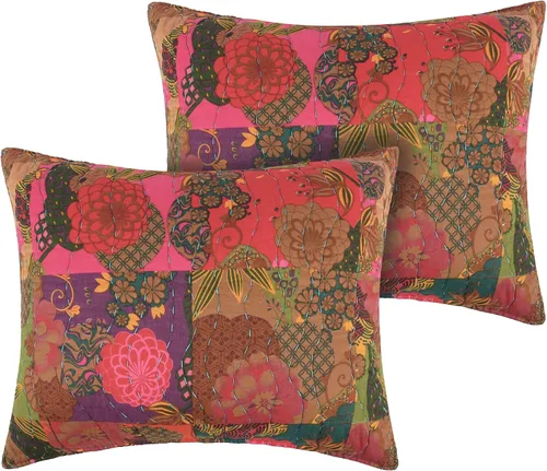 Vista 4 de Greenland Home Fashions Jewel Sham, King, multicolor