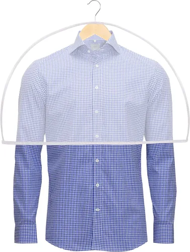 Vista 5 de Fundas de plástico para colgar la ropa (juego de 12) protectores de ropa de armario, funda transparente transpirable con refuerzo de 2 pulgadas