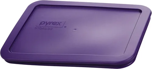 Vista 3 de Pyrex 7210-PC - Tapa de plástico sin BPA, 3 tazas, color morado ciruela, fabricada en Estados Unidos