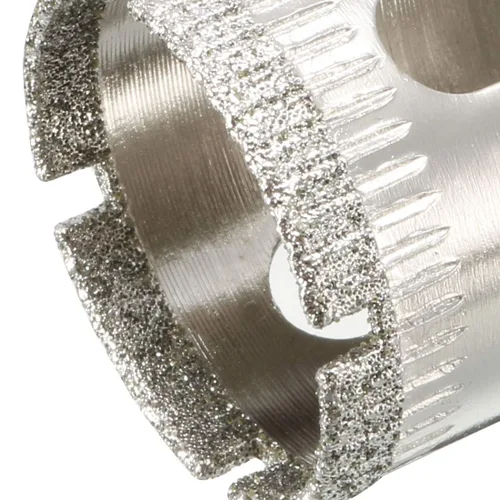Vista 4 de uxcell - 2 brocas de sierra de agujero con revestimiento de diamante de 0.98 pulgadas para vidrio, cerámica, mármol, roca y porcelana, 2