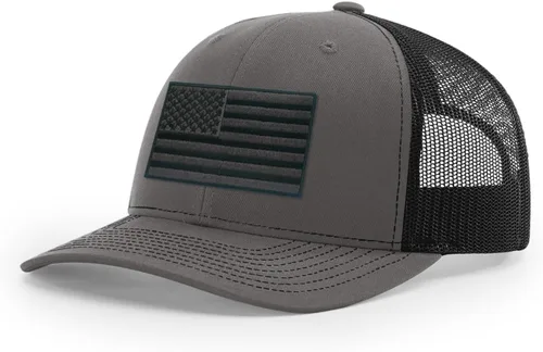 Vista 207 de Joe's USA Richardson 112 - Gorras de camionero con parche gráfico personalizado - Gorras estructuradas de cinco y seis paneles Richardson Premium