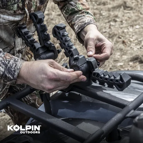 Vista 7 de Kolpin 21551 Black Double Rhino Grip, paquete de 2