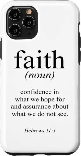 Vista 29 de Religious Jesus Christian Faith Definition Hebrews 11:1 Case for iPhone 17