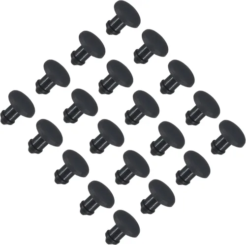 Vista 101 de MECCANIXITY Tapones de silicona con bloqueo de clic para cubrir agujeros de panel, sello de panel de goma tipo empotrado redondo para antepechos