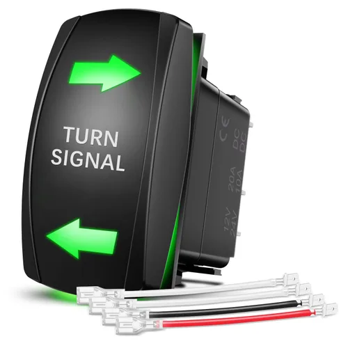 Vista 11 de Nilight Interruptor basculante de barra de luz de techo, interruptor de barra de luz LED, interruptor de barra de luz LED de 5 pines, interruptor