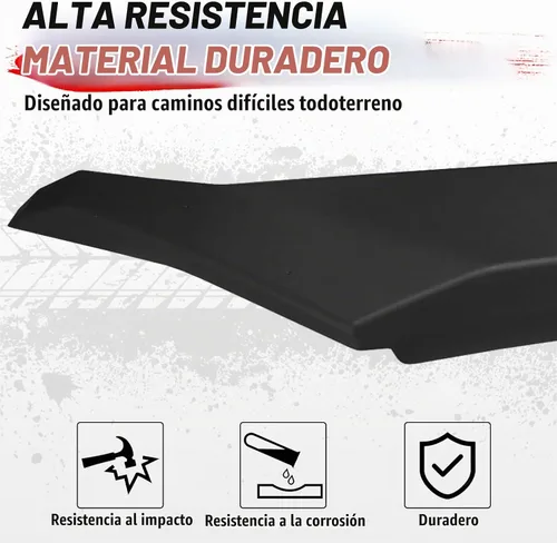 Vista 2 de A & UTV PRO Deflector de guardabarros izquierdo para Can-Am Maverick X3 Max Turbo R Xds 2017-2024 2025, extensiones combinadas para guardabarros