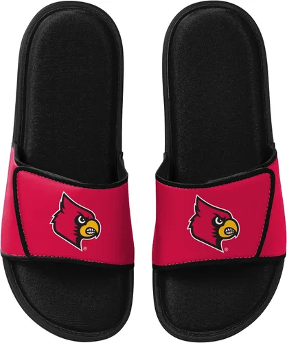 Vista 233 de FOCO Sandalias deportivas de espuma para ducha con logotipo de equipo universitario de la NCAA para hombre