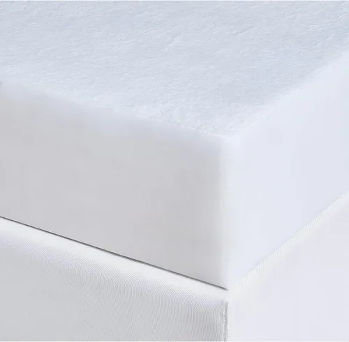 Vista 7 de London Fog Protector de colchón de 1 pieza de algodón blanco hipoalergénico, impermeable, de alta calidad, básico, 80% algodón/20% poliéster