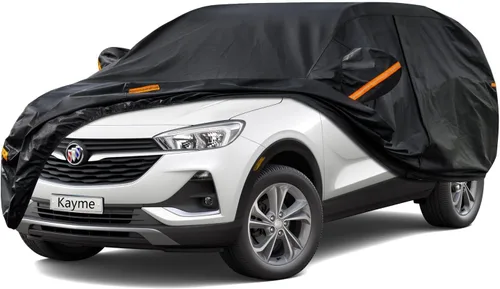 Vista 74 de Kayme Cubierta de auto SUV de 7 capas ajuste personalizado para BMW X1 (2009-2025), impermeable, para todo tipo de clima, para automóviles, cubierta