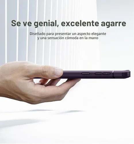 Vista 7 de SURITCH Funda para Samsung Galaxy S10 Plus, [protector de pantalla integrado] Protección completa de 360° de grado militar, a prueba de golpes