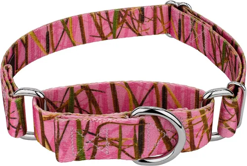 Vista 13 de Country Brook Petz - Collar de perro Martingala de camuflaje azul con diseño de camuflaje y diseños resistentes (1/2 pulgada, 2XS)