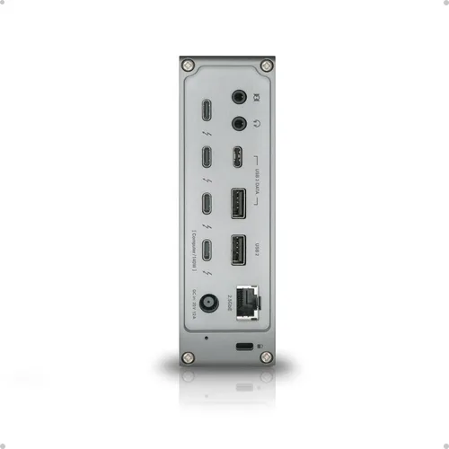 Vista 2 de CalDigit TS5 - Estación de acoplamiento Thunderbolt 5 - 15 puertos, carga dedicada del host de 140W, Thunderbolt 5 de 80 Gb/s x4, USB-C de 10 Gb/s