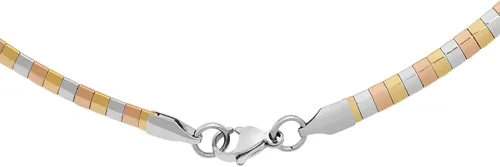 Vista 3 de Edforce Stainless Steel Italian Omega Chain Necklace