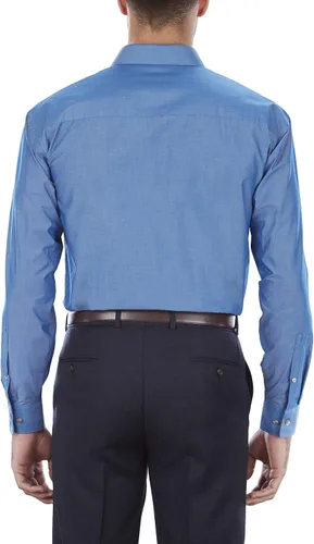 Vista 2 de Kenneth Cole - Camisa de vestir para hombre, ajuste regular, color liso