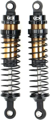 Vista 6 de LCX Racing 1/10th RC Crawler Car 2PCS 3.543 in Metal Suspensión Amortiguador Amortiguador para Traxxas TRX4 TRX6 Axial SCX10 SCX10 II 90046 Redcat