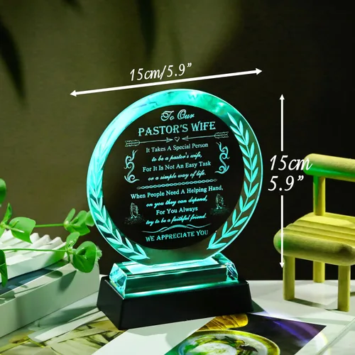 Vista 4 de Regalos para la esposa del pastor (esposa del pastor - Olive+LUZ LED)