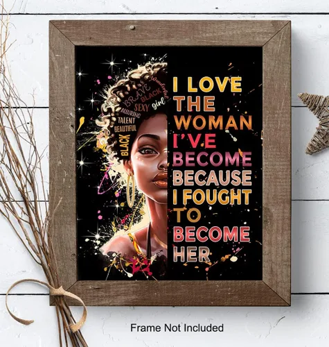 Vista 8 de Póster motivacional de afroamericanos, citas inspiradoras de mujeres negras, arte de pared, cita de motivación, orgullo afronegro, arte de pared