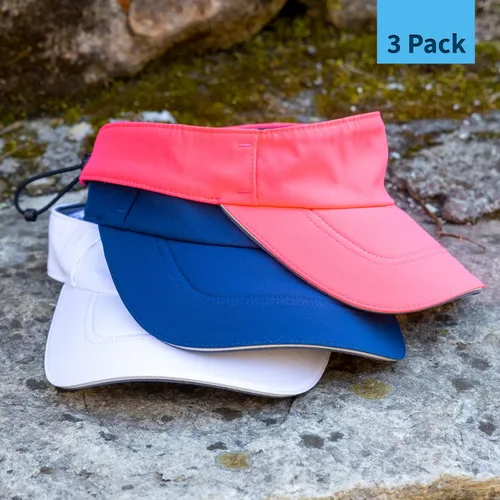 Vista 3 de TrailHeads Sombrero con visera solar para mujer, para correr, golf y tenis - Reciclado