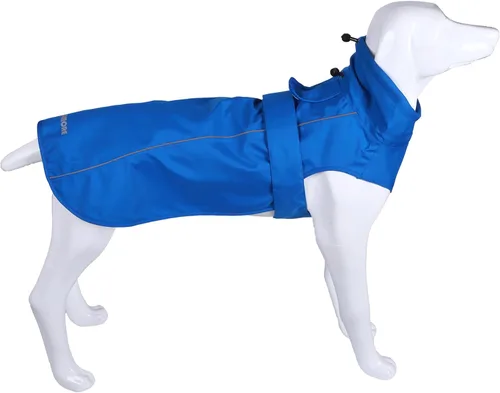 Vista 15 de Chubasquero ajustable impermeable para perros, chaqueta de lluvia ligera para mascotas para cachorros con tira reflectante para perros pequeños