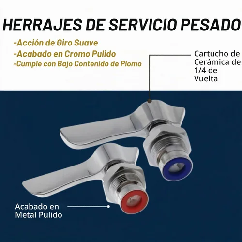 Vista 4 de Krowne Kit de reparación de metal 21-310L para grifo de caño giratorio