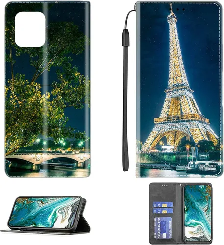 Vista 52 de jioeuinly ATT Motivate 2 - Funda compatible con ATT Motivate 2, funda con soporte abatible y cierre magnético DJS