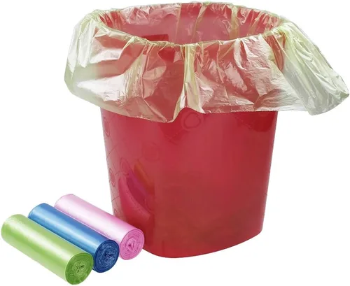 Vista 7 de Bolsas de basura medianas de 8 galones, bolsa de basura de cocina, 60 cuentas/3 rollos