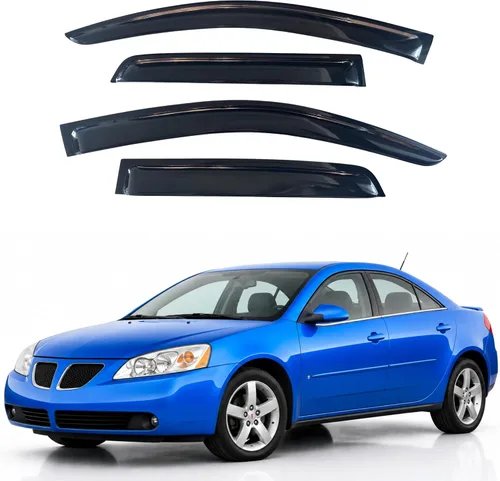 Vista 53 de Visera de ventana IG para Ford Focus Sedán y Hatchback 2012-2018, Protector de ventana lateral para lluvia y viento estilo Mugen, extra duradero