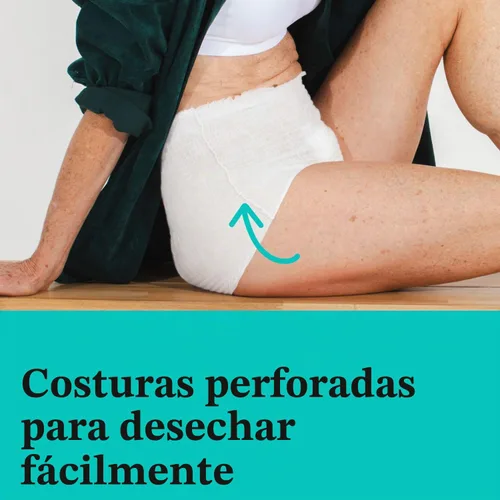 Vista 7 de Because Overnight Absorbency Pull Ups - Ropa interior desechable para incontinencia para adultos, calzoncillos nocturnos extra absorbentes