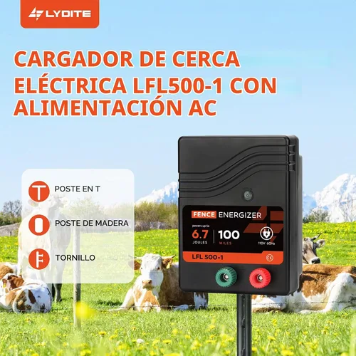 Vista 3 de Cargador eléctrico de la cerca, Energizer eléctrico de la cerca 6,7 Joule