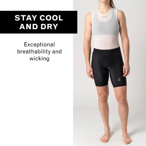 Vista 5 de Louis Garneau Pantalones cortos clásicos de gel para mujer con relleno