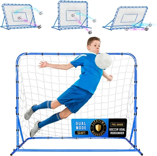 Vista 21 de Soccer Baseball Rebounder Soccer Goal Net, Volleyball Rebound Pitchback Net
