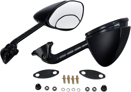 Vista 5 de TCT-MOTORPARTS Espejo retrovisor de 0.315 in para Kawasaki Ninja ZX14 06-11 ZX 14R 12-23 ZZR1400 06-23