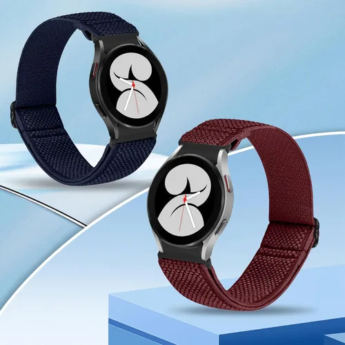 Vista 5 de Correa sin huecos compatible con Samsung Galaxy Watch 6/5/4 Band 1.575 in 1.732 in/Galaxy Watch 6 Classic Band 1.693 in 1.850 in/Galaxy Watch 5 Pro